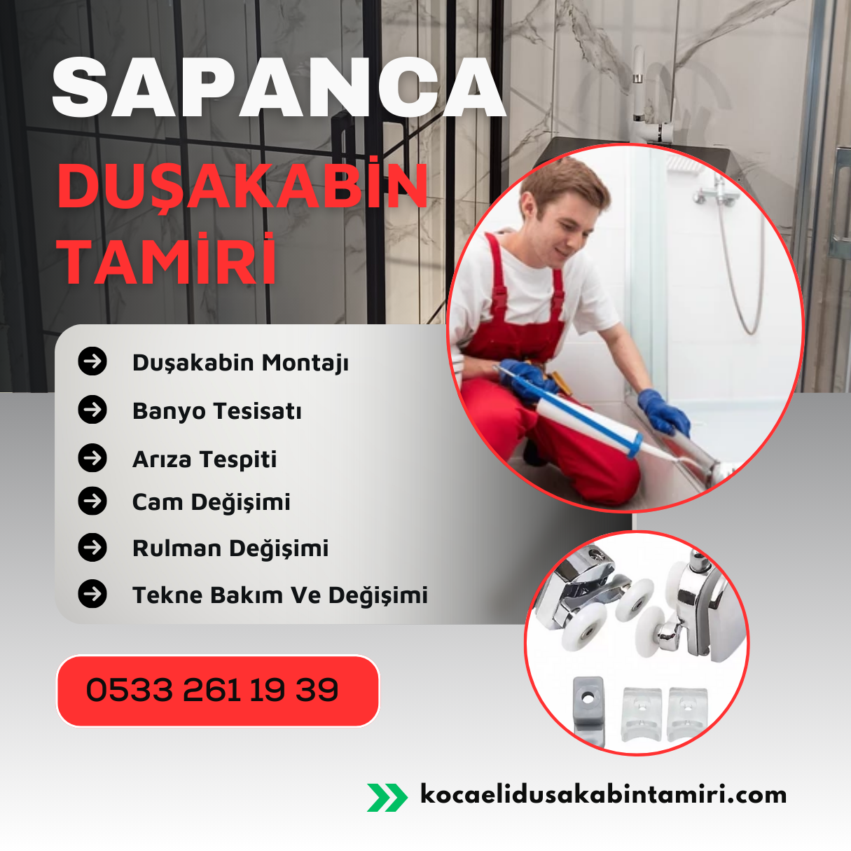 Sapanca Duşakabin Tamiri